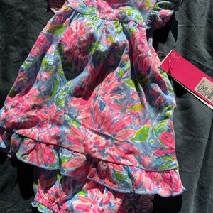 Lilly Pulitzer two piece floral set